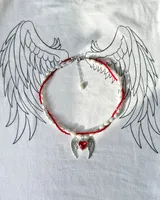 Колье «Cupid’s heart» — колье ручной работы из бусин, фото 4